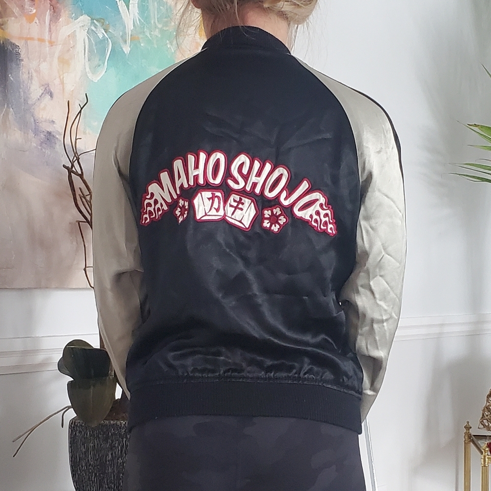 Vintage Killah Miss Sixty Varcity Track Bomber Satin Jacket - Picture 6 of 13